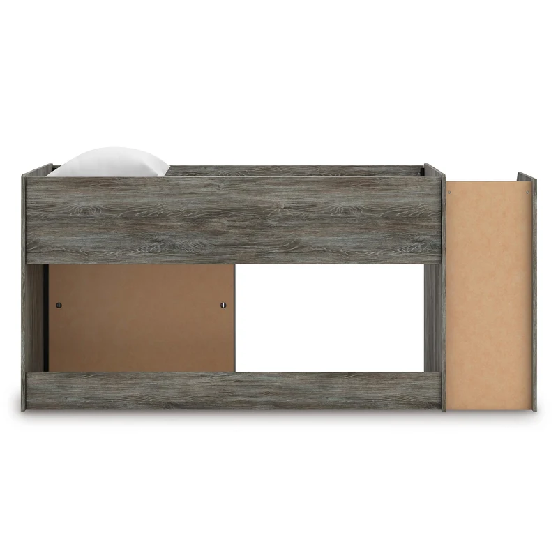 Signature Design by Ashley Frandern B4480B14 Twin Loft Bed with Bookcase Storage