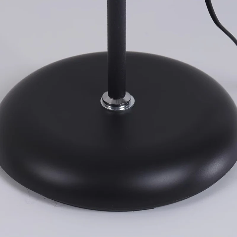 Modern Minimalist Inverted Triangle Iron Silicone PVC 2-Light Standing Floor Lamp For Living Room