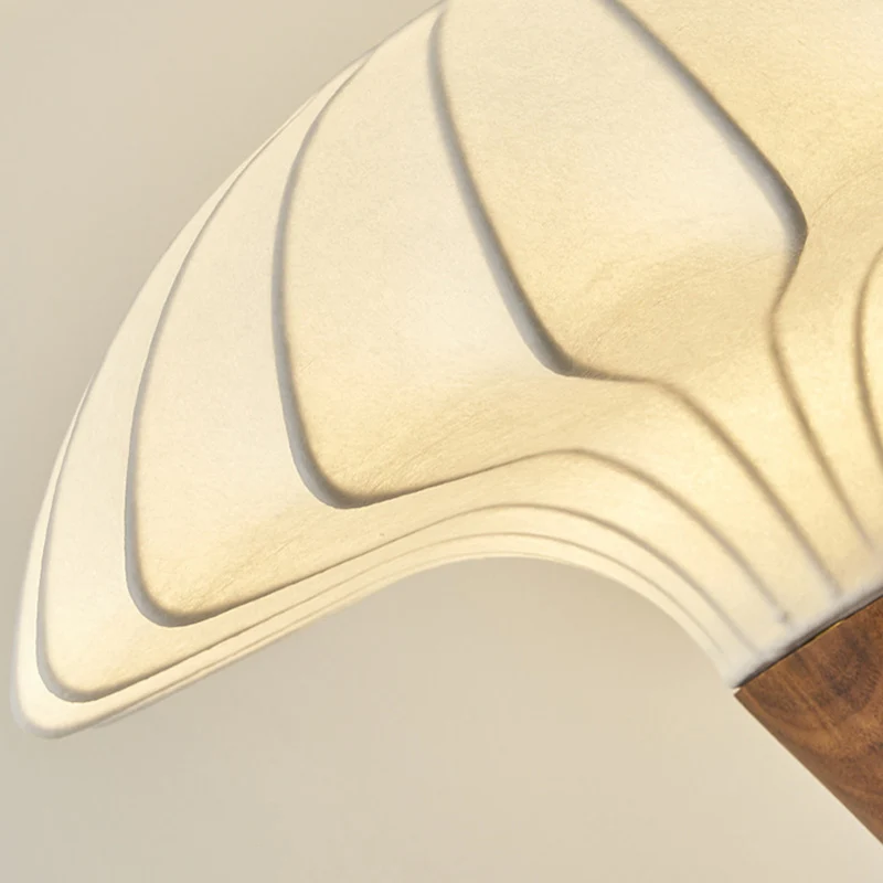 Traditional French Rubberwood Faux Silk Cone-Shaped 1-Light Table Lamp For Bedroom & Living Room
