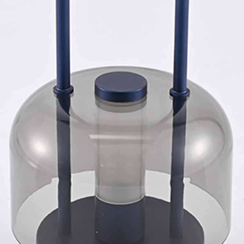 Contemporary Nordic USB Metal & Acrylic Round LED Table Lamp With Touch Dimming For Bedroom And Living Room