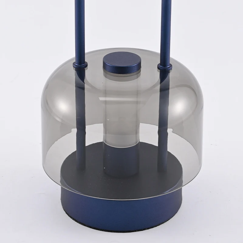 Contemporary Nordic USB Metal & Acrylic Round LED Table Lamp With Touch Dimming For Bedroom And Living Room