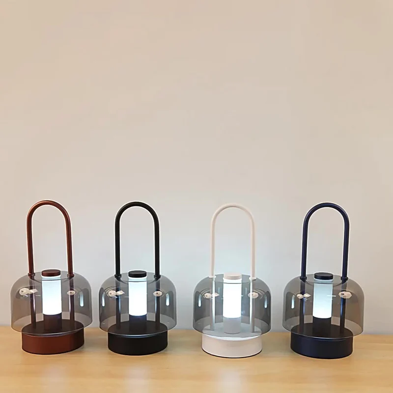 Contemporary Nordic USB Metal & Acrylic Round LED Table Lamp With Touch Dimming For Bedroom And Living Room