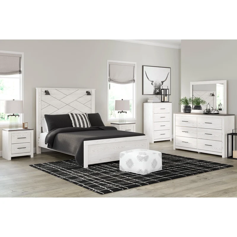 Signature Design by Ashley Gerridan B1190B15 6 pc Queen Panel Bedroom Set