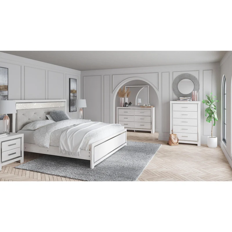 Signature Design by Ashley Altyra B2640 6 pc King Panel Bedroom Set