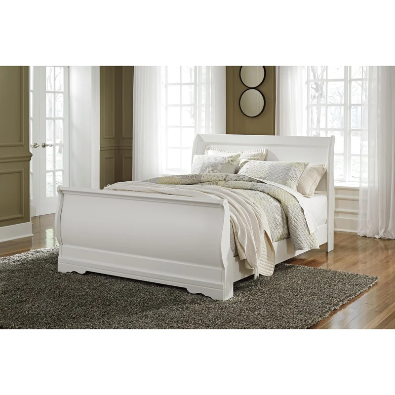 Signature Design by Ashley Anarasia B129 7 pc Queen Sleigh Bedroom Set