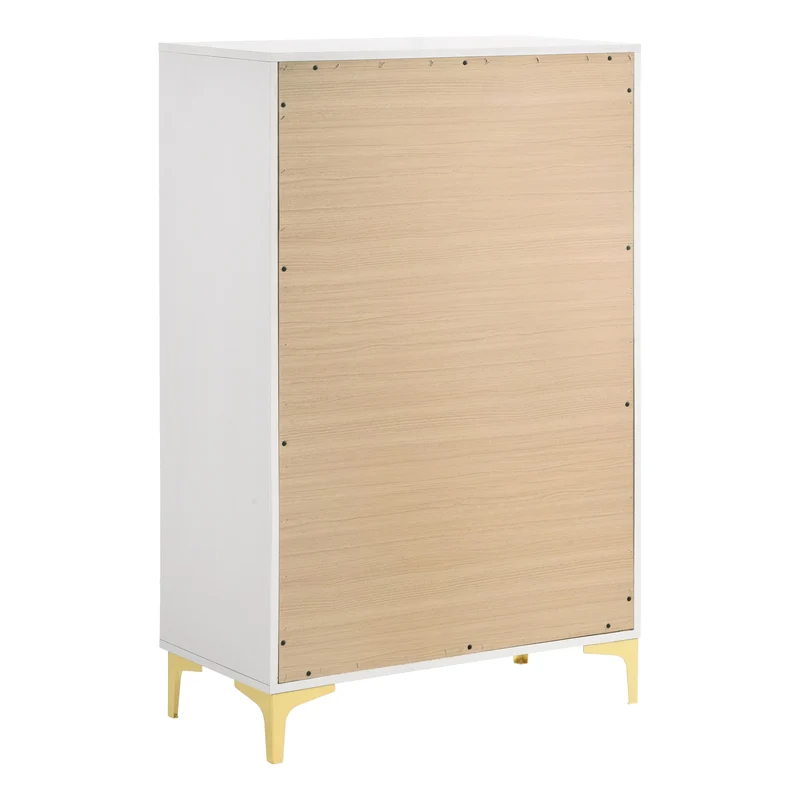 Coaster Furniture Kendall 224405 5-Drawer Bedroom Chest - White