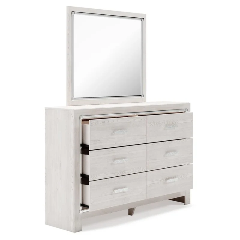 Signature Design by Ashley Altyra B2640B43 6 pc Queen Bookcase Bedroom Set
