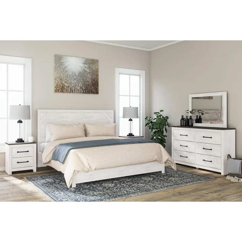 Signature Design by Ashley Gerridan B1190B19 7 pc King Panel Bedroom Set