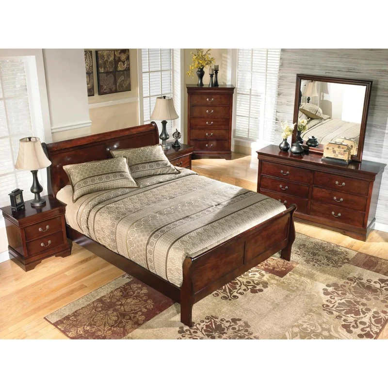 Signature Design by Ashley Alisdair B376B26 6 pc King Sleigh Bedroom Set