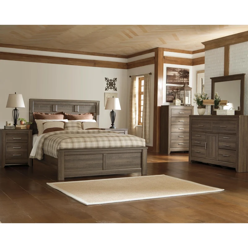 Signature Design by Ashley Juararo B251B40 7 pc California King Panel Bedroom Set