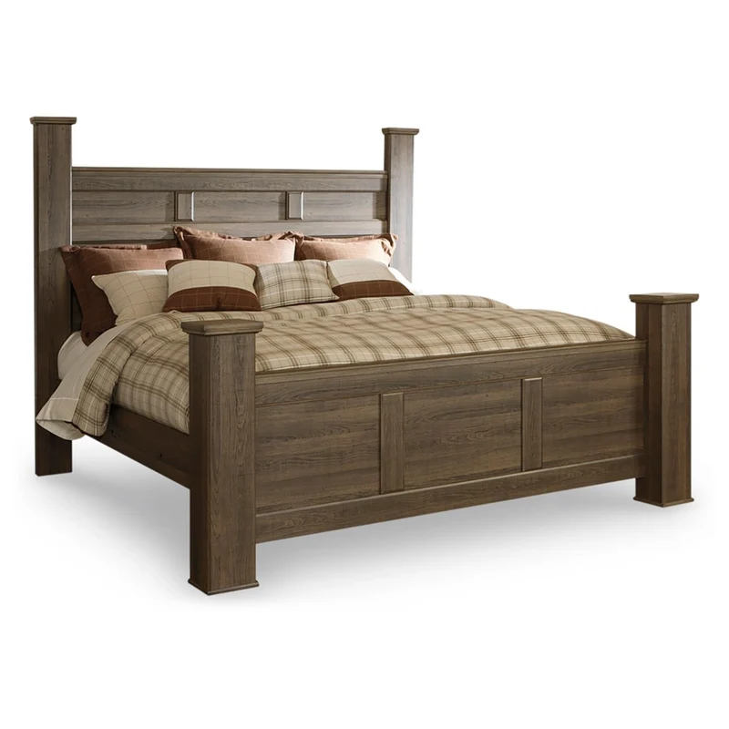 Signature Design by Ashley Juararo B251B32 7 pc California King Poster Bedroom Set
