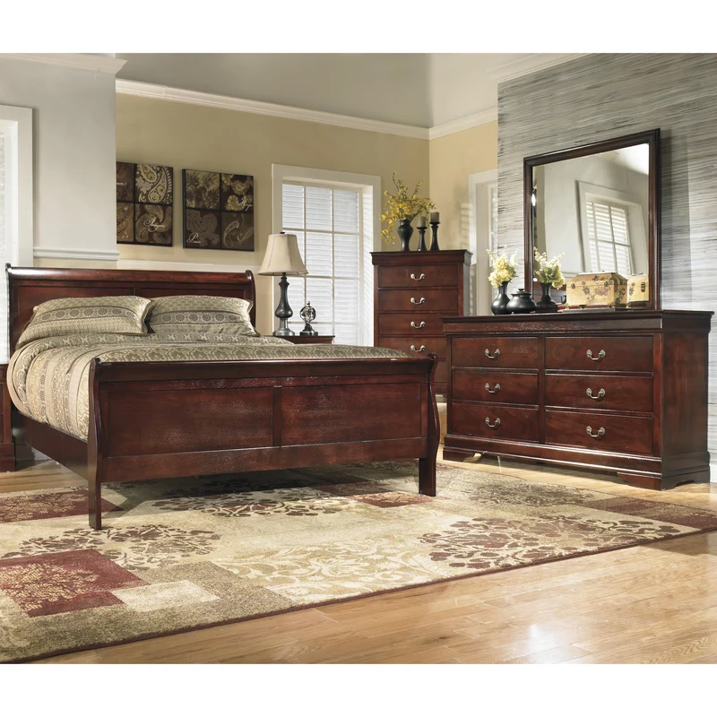 Signature Design by Ashley Alisdair B376B22 5 pc California King Sleigh Bedroom Set