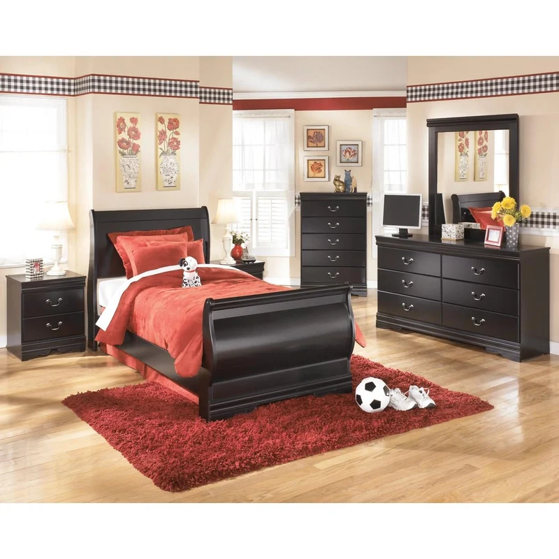 Signature Design by Ashley Huey Vineyard B128B7 5 pc Twin Bedroom Set