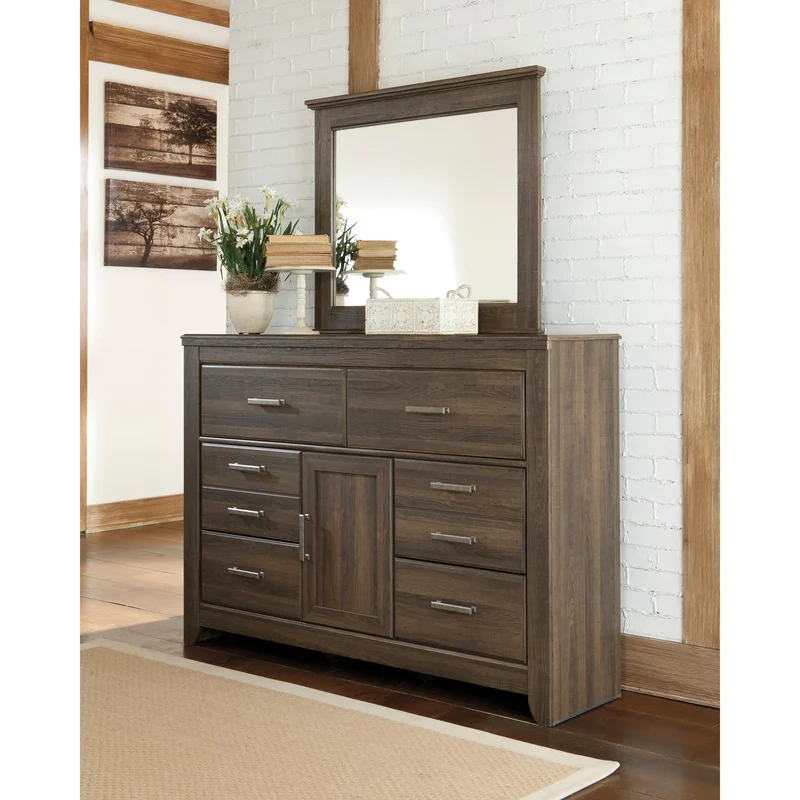 Signature Design by Ashley Juararo B251B42 7 pc Queen Poster Bedroom Set
