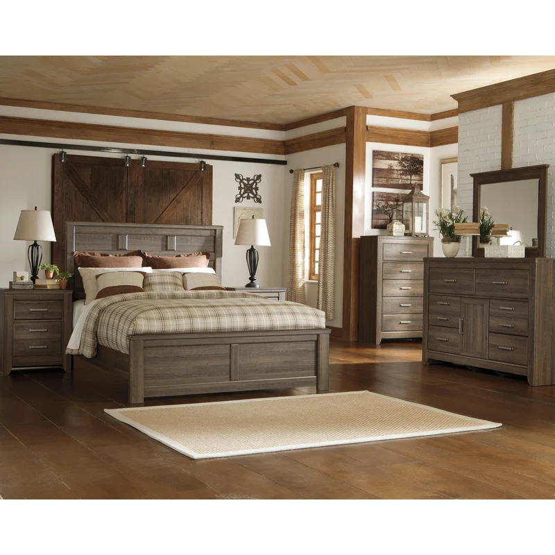 Signature Design by Ashley Juararo B251 7 pc Queen Panel Bedroom Set