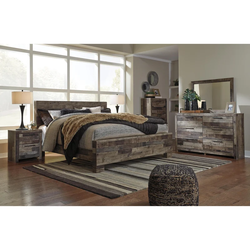 Benchcraft Derekson B200B42 6 pc King Panel Bedroom Set