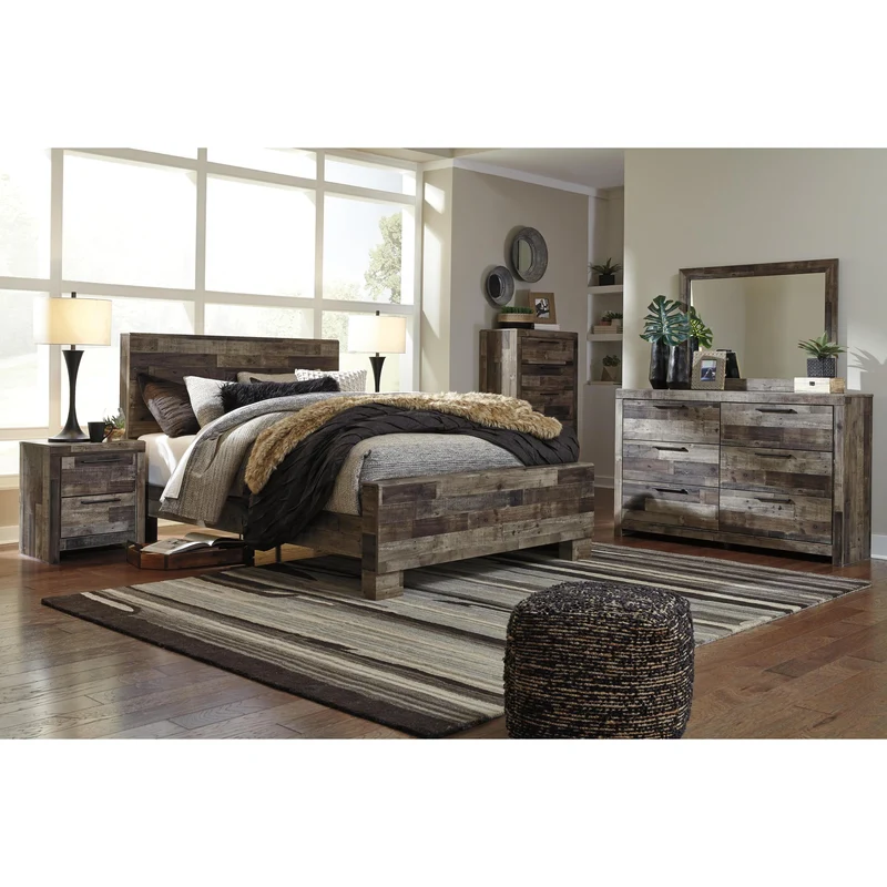 Benchcraft Derekson B200 5 pc Queen Panel Bedroom Set