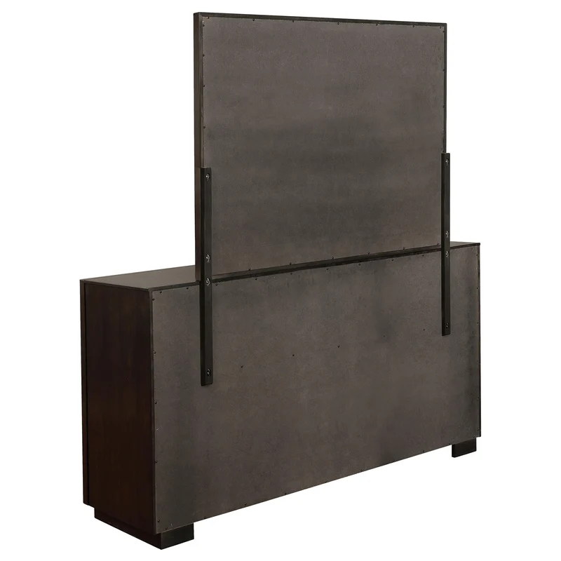 Coaster Furniture Durango 223263M 8-Drawer Dresser with Mirror - Smoked Peppercorn