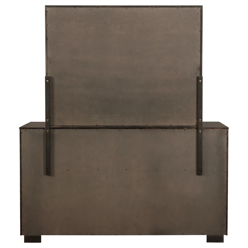 Coaster Furniture Durango 223263M 8-Drawer Dresser with Mirror - Smoked Peppercorn