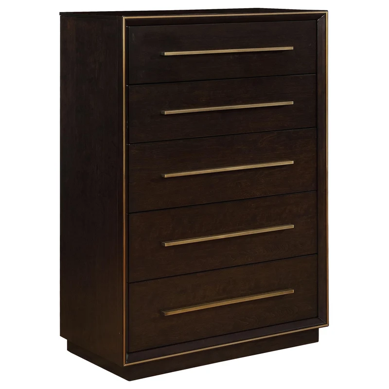 Coaster Furniture Durango 223265 5-Drawer Bedroom Chest - Smoked Peppercorn
