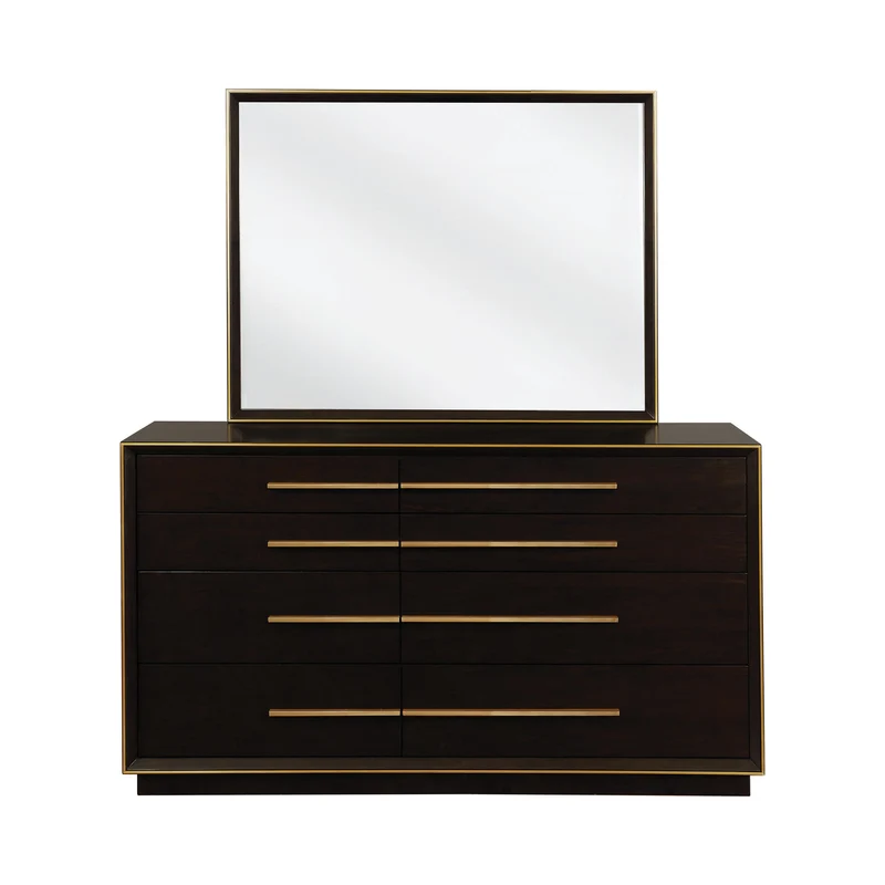Coaster Furniture Durango 223264 Dresser Mirror - Smoked Peppercorn