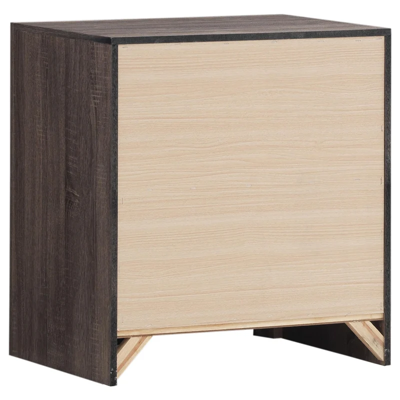 Coaster Furniture Brantford 207042 2-Drawer Nightstand - Barrel Oak