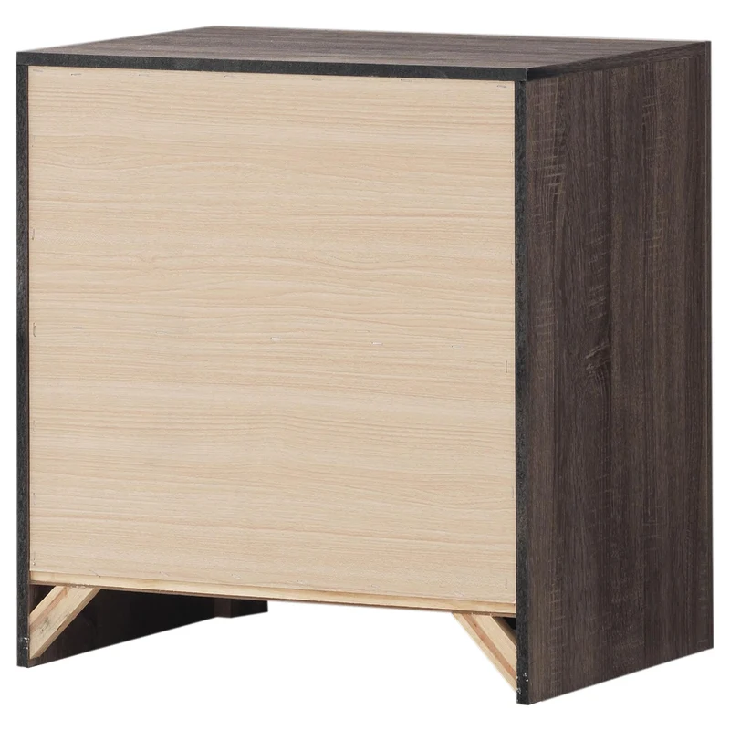 Coaster Furniture Brantford 207042 2-Drawer Nightstand - Barrel Oak