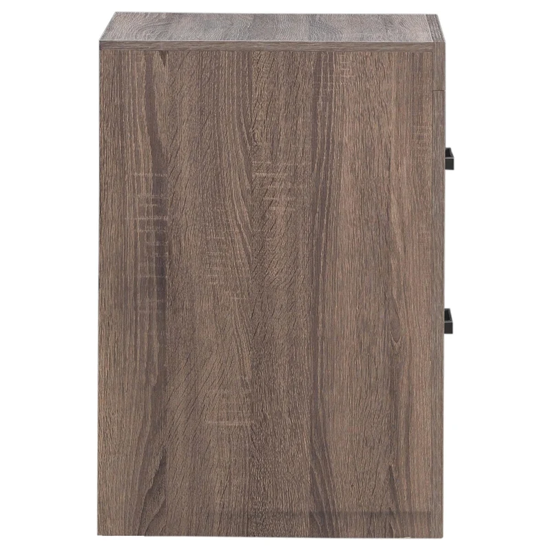 Coaster Furniture Brantford 207042 2-Drawer Nightstand - Barrel Oak