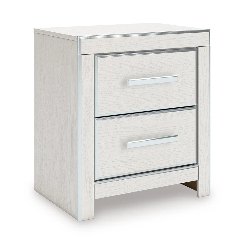 Signature Design by Ashley Zuraleus PCB3381-92 Two Drawer Night Stand