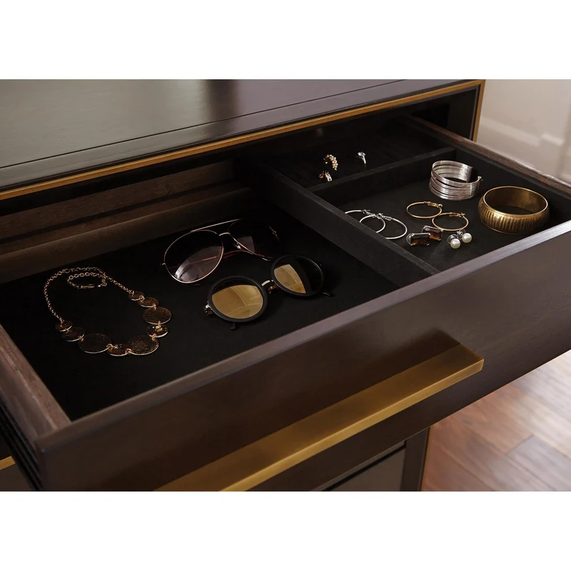 Coaster Furniture Durango 223263 8-Drawer Dresser - Smoked Peppercorn