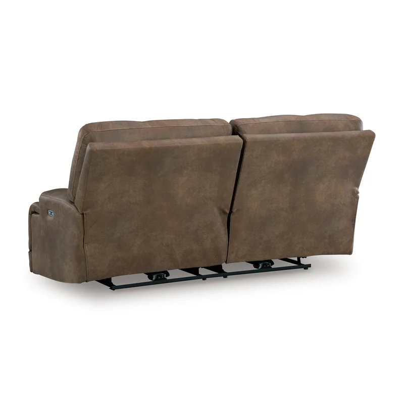 Signature Design by Ashley Beckley Place PC9180247 2 Seat Power Reclining Sofa with Adjustable Headrest