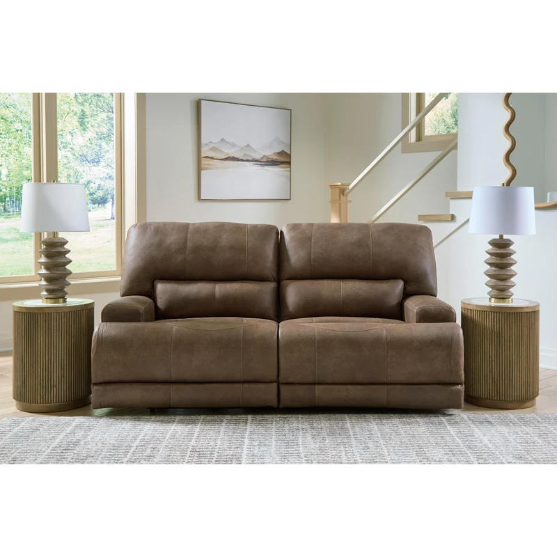 Signature Design by Ashley Beckley Place PC9180247 2 Seat Power Reclining Sofa with Adjustable Headrest
