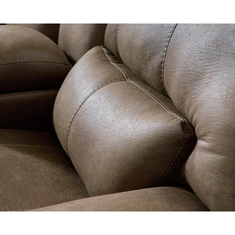 Signature Design by Ashley Beckley Place PC9180247 2 Seat Power Reclining Sofa with Adjustable Headrest