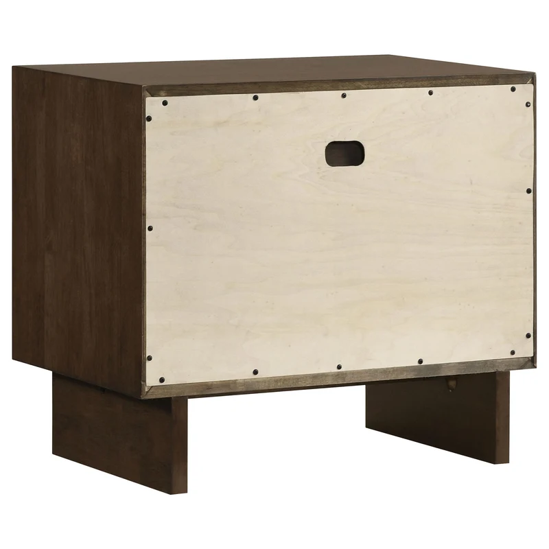 Coaster Furniture Glenwood 225012 2-Drawer Nightstand Bedside Table - Warm Brown