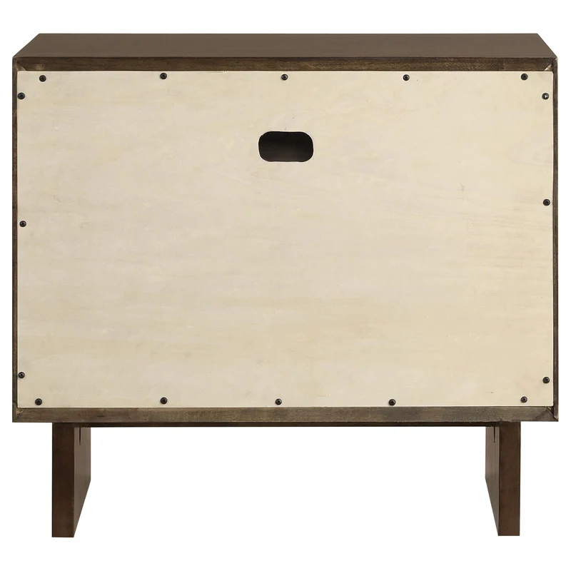 Coaster Furniture Glenwood 225012 2-Drawer Nightstand Bedside Table - Warm Brown