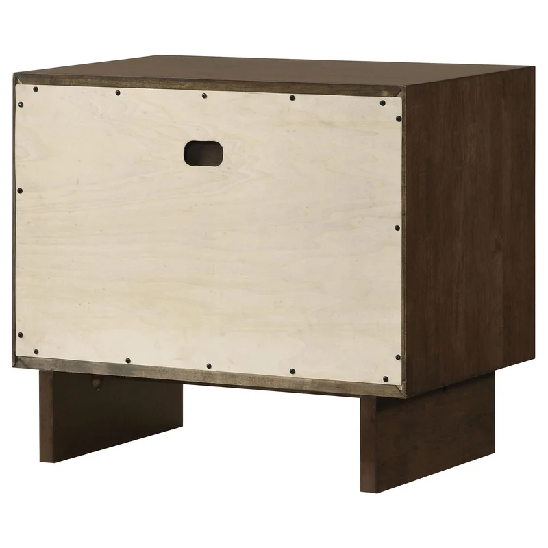 Coaster Furniture Glenwood 225012 2-Drawer Nightstand Bedside Table - Warm Brown