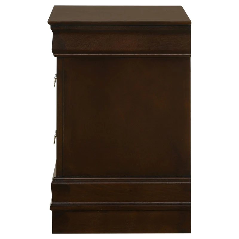 Coaster Furniture Louis Philippe 202412 2-Drawer Nightstand - Cappuccino