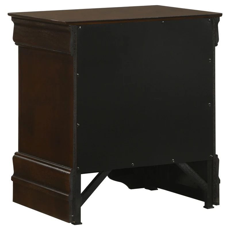 Coaster Furniture Louis Philippe 202412 2-Drawer Nightstand - Cappuccino
