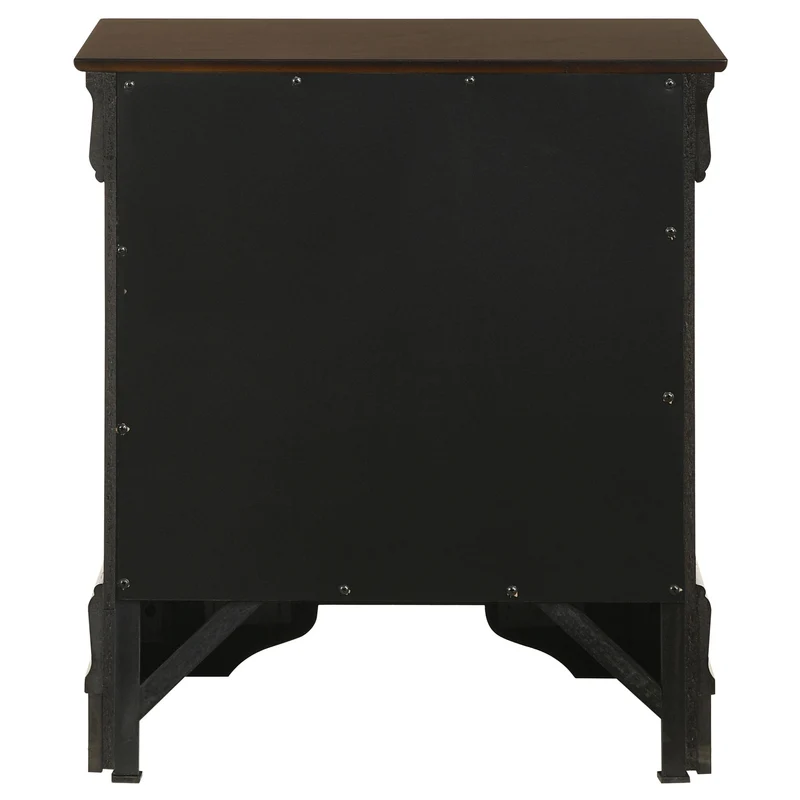 Coaster Furniture Louis Philippe 202412 2-Drawer Nightstand - Cappuccino