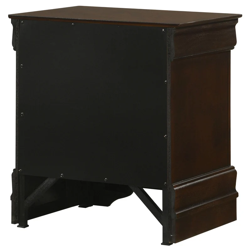 Coaster Furniture Louis Philippe 202412 2-Drawer Nightstand - Cappuccino