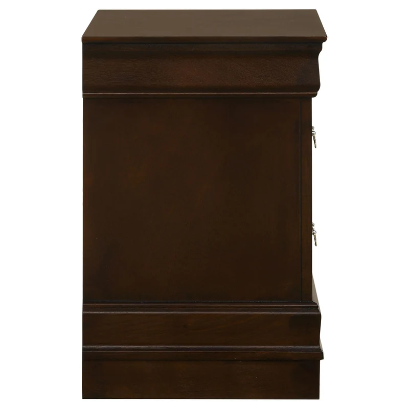 Coaster Furniture Louis Philippe 202412 2-Drawer Nightstand - Cappuccino