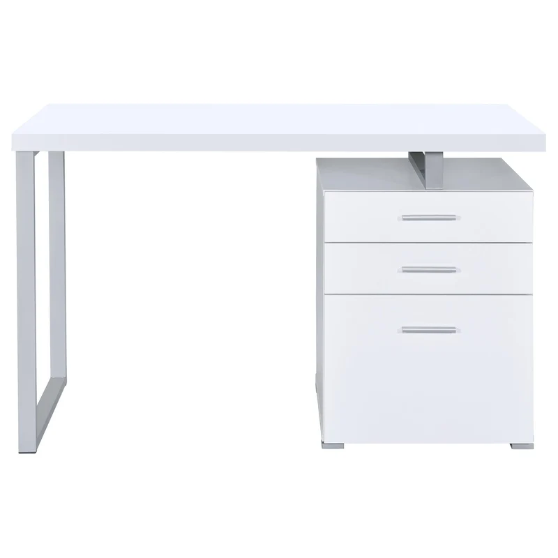 Coaster Furniture Brennan 800325 47-inch 3-Drawer Office Computer Desk - White