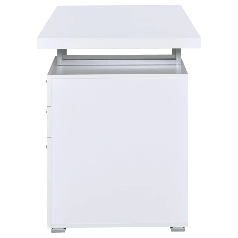 Coaster Furniture Brennan 800325 47-inch 3-Drawer Office Computer Desk - White