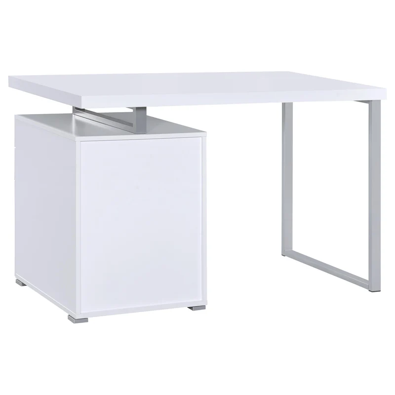 Coaster Furniture Brennan 800325 47-inch 3-Drawer Office Computer Desk - White