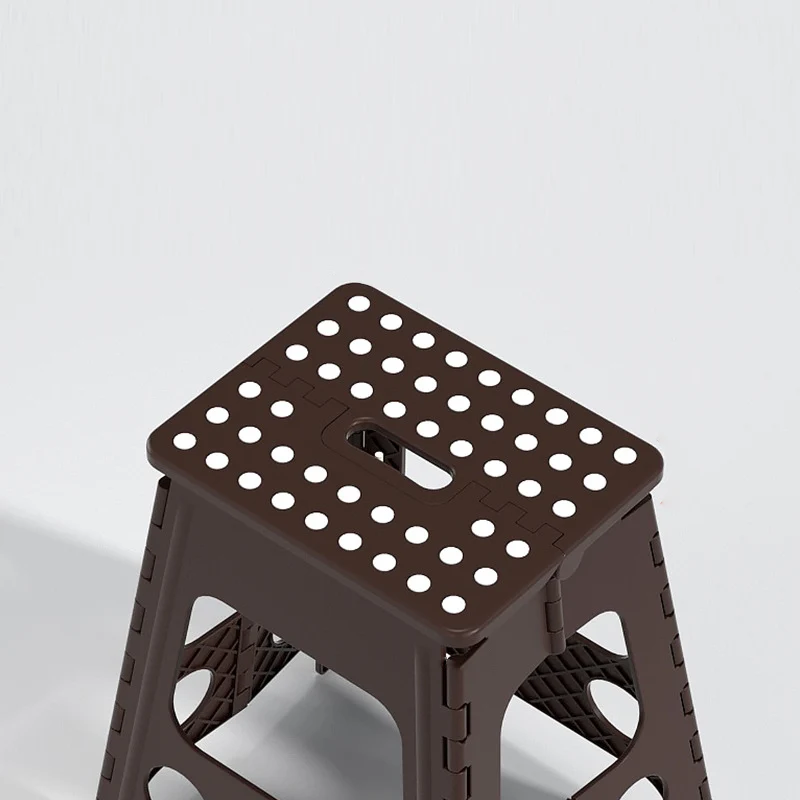 Contemporary Nordic PP Spot Foldable Portable Chair Backless Armless For Living Room