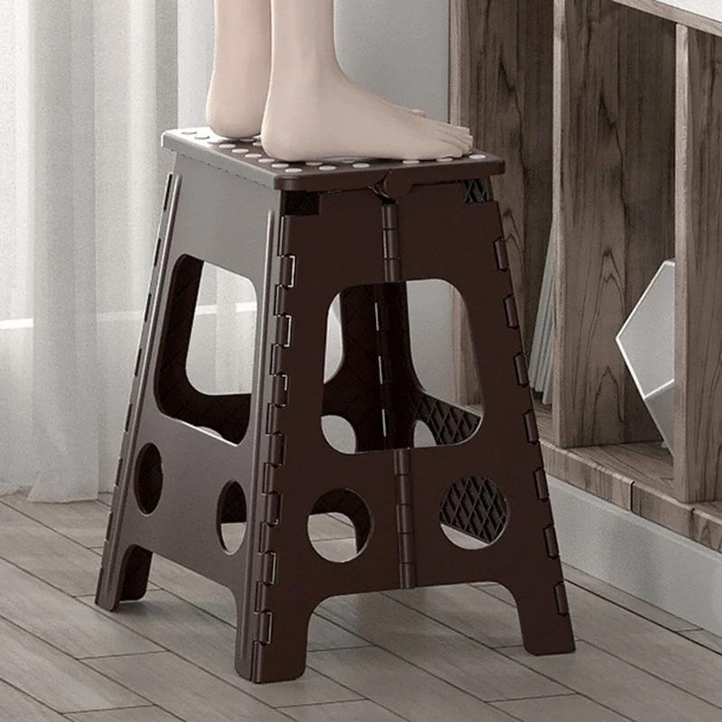 Contemporary Nordic PP Spot Foldable Portable Chair Backless Armless For Living Room
