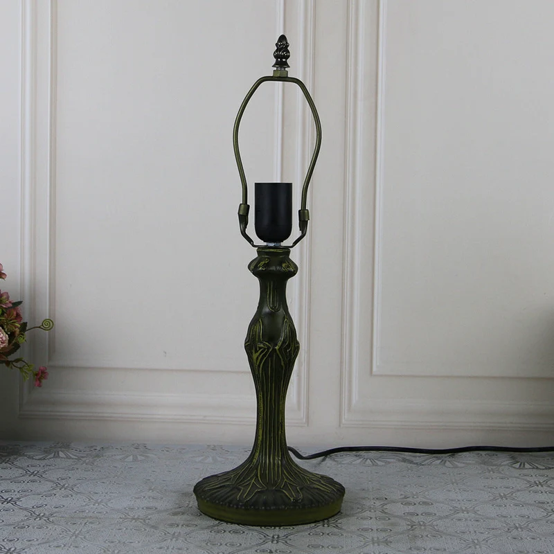 Traditional Tiffany Dragonfly Stained Glass Alloy Base 1-Light Table Lamp For Home Office