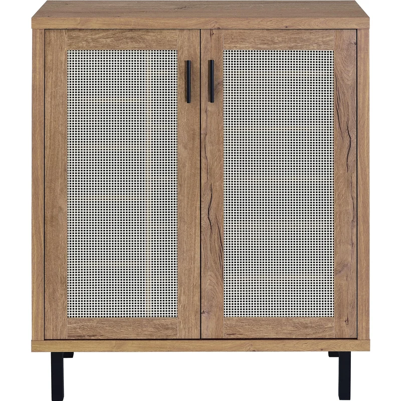 Coaster Furniture Teller 950421 2-door Shoe Storage Cabinet - Natural Oak