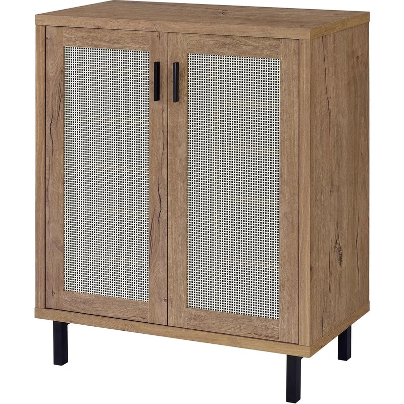 Coaster Furniture Teller 950421 2-door Shoe Storage Cabinet - Natural Oak