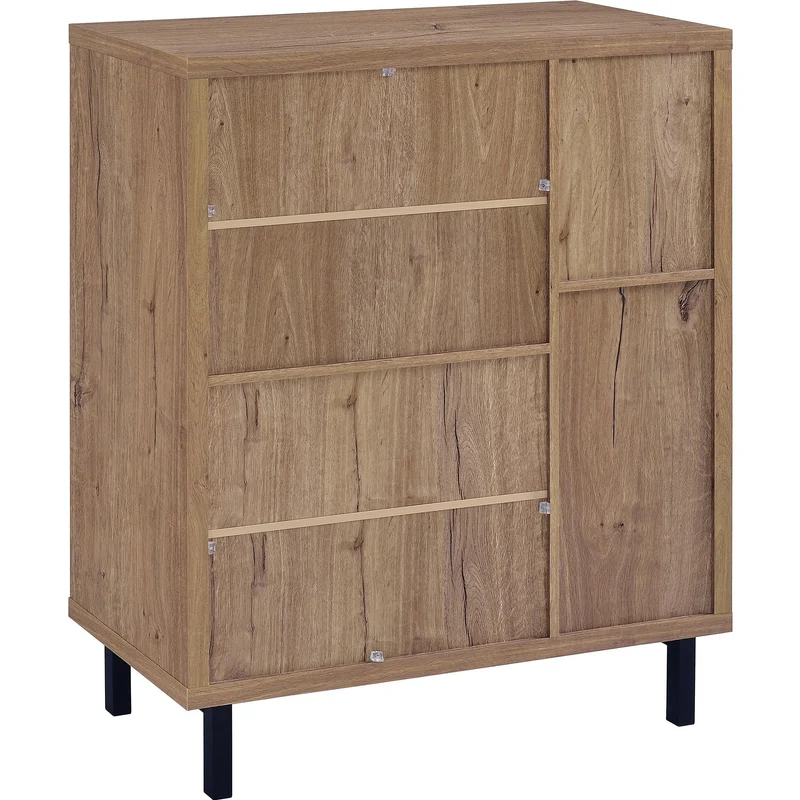 Coaster Furniture Teller 950421 2-door Shoe Storage Cabinet - Natural Oak
